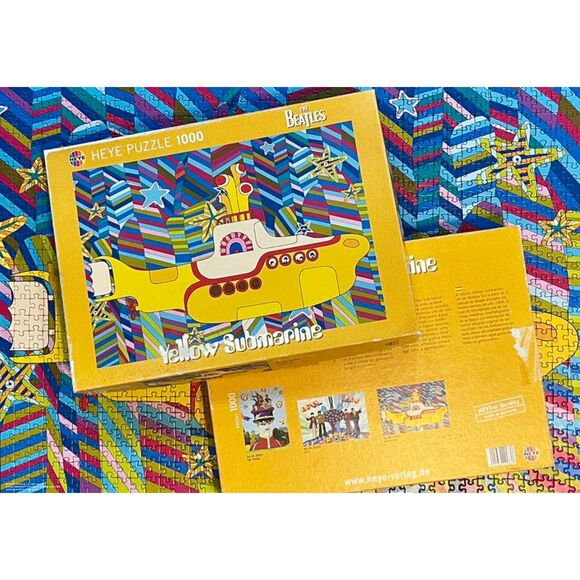 Heye "Submarine" Jigsaw Puzzle The Beatles Yellow Submarine 1000pc 2009 #29283 - Picture 1 of 5